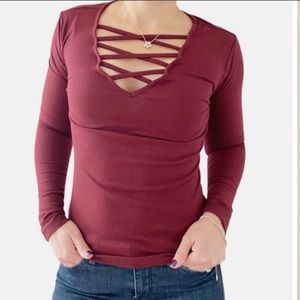 Mossimo Front Detail Top XS